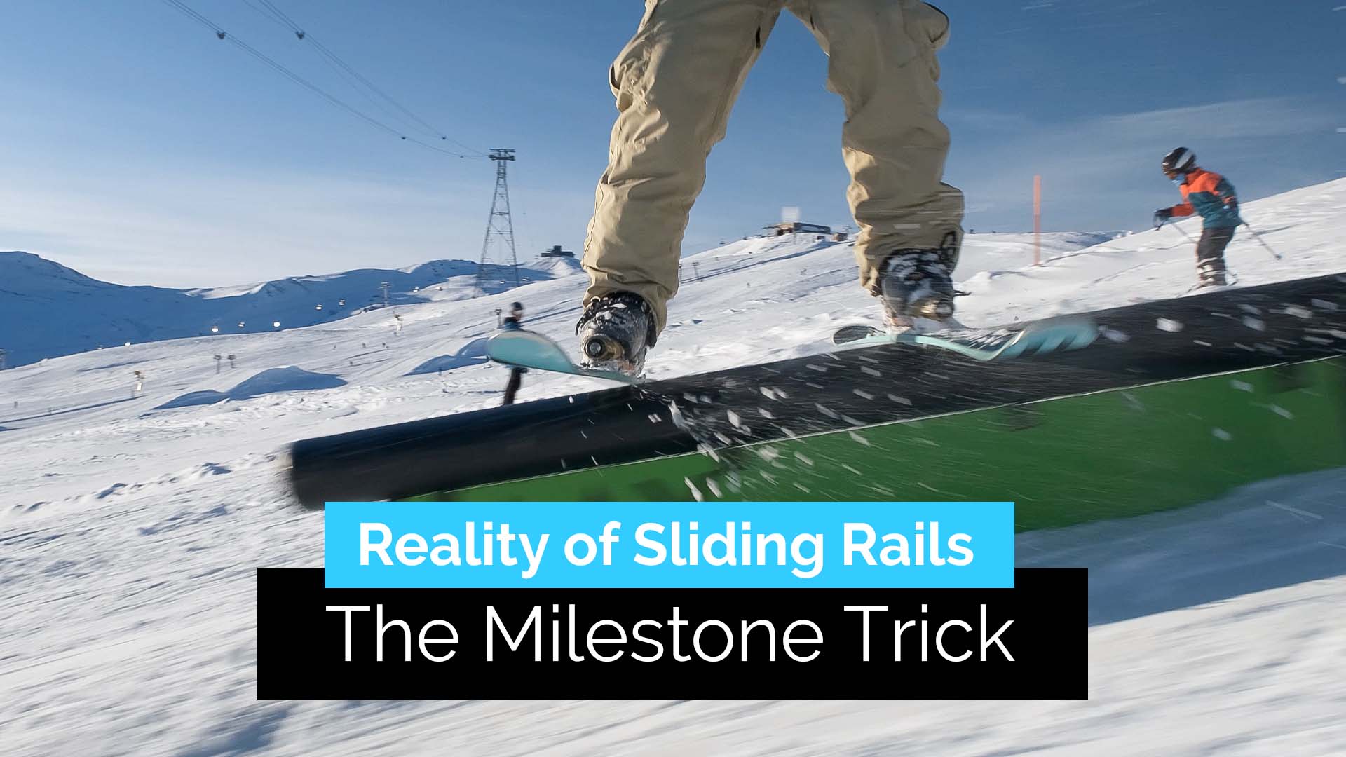 The Reality of Learning How to Slide Rails on Skis | The Rail Milestone