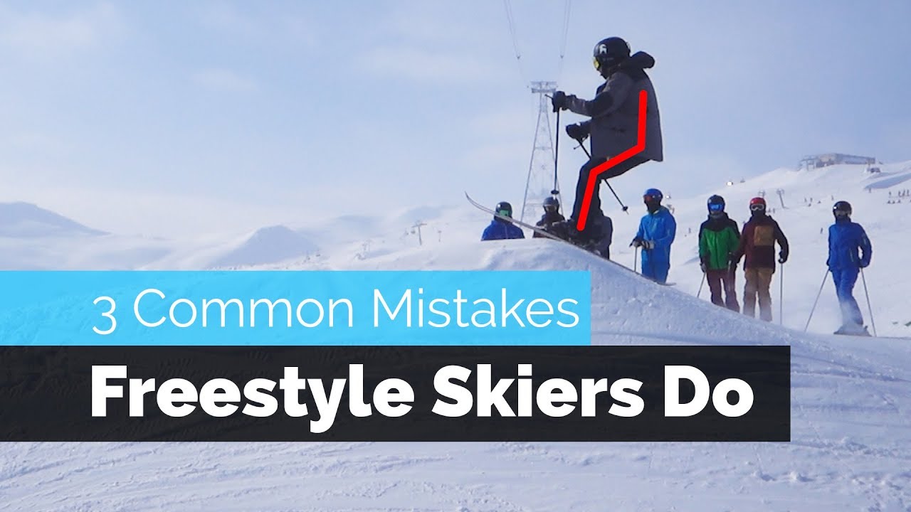 3 Common Mistakes Beginner Freestyle Skiers Do When Jumping, Spinning & Sliding Boxes