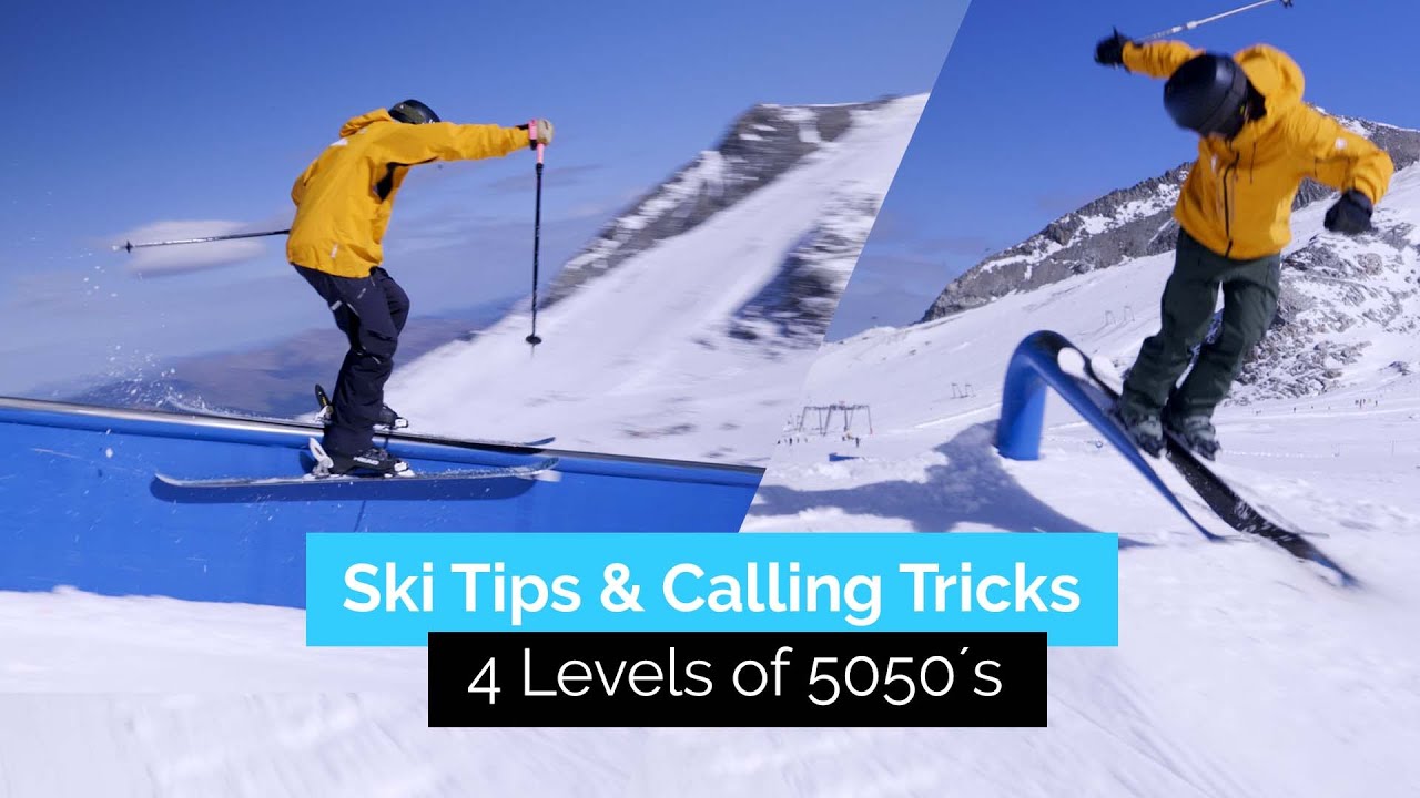 4 Levels of How to 5050 on Skis | Ski Tips & Calling Tricks