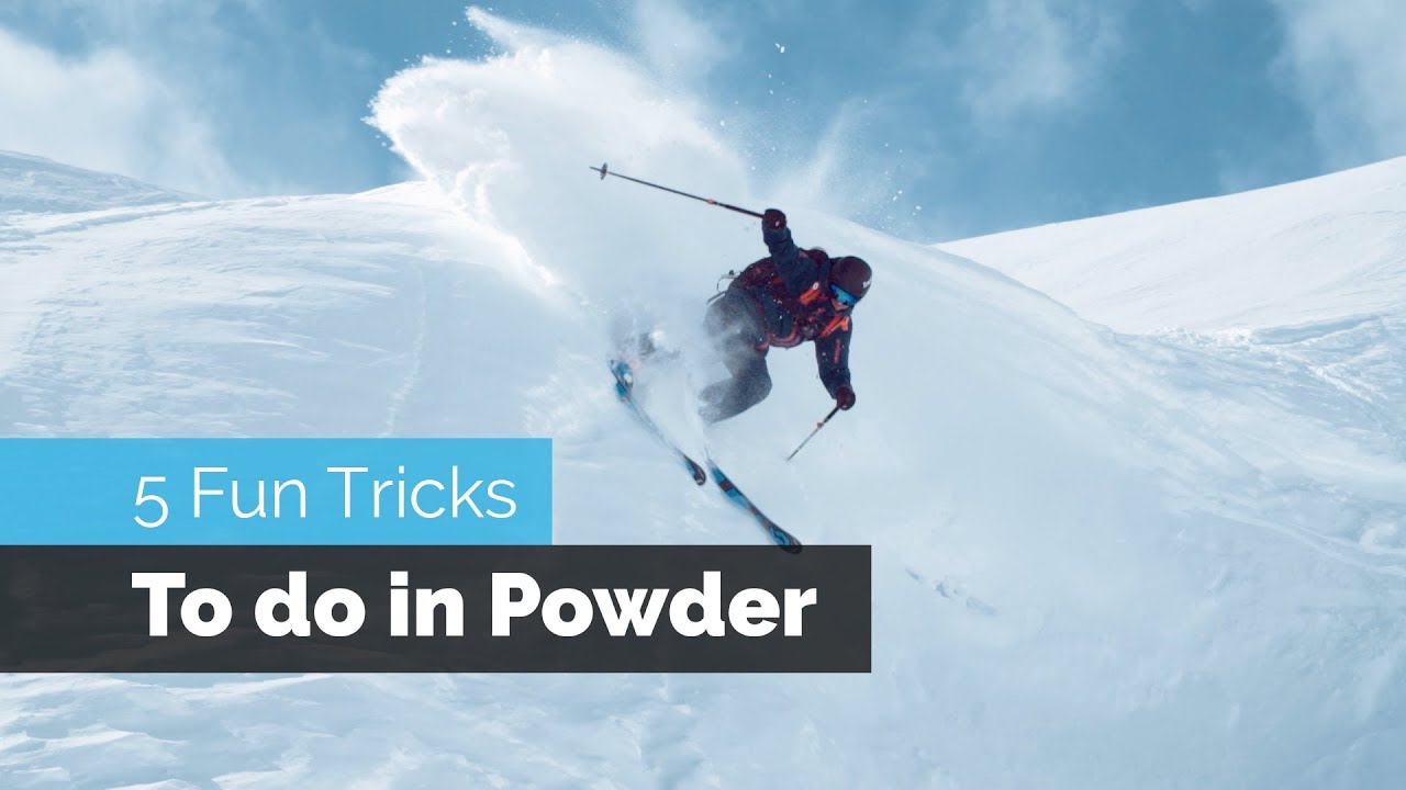 5 Fun Ski Tricks to Do in Powder