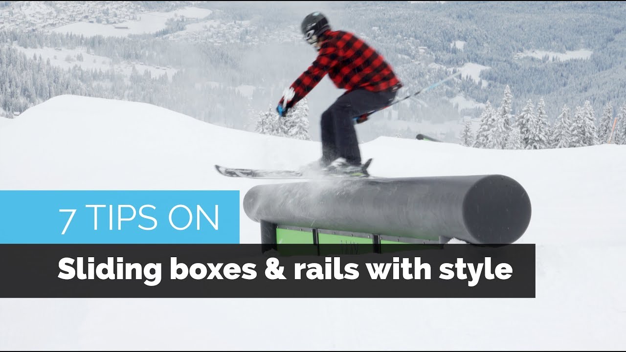 7 Tips on Sliding Boxes & Rails With Style on Skis – Stomp It Camps