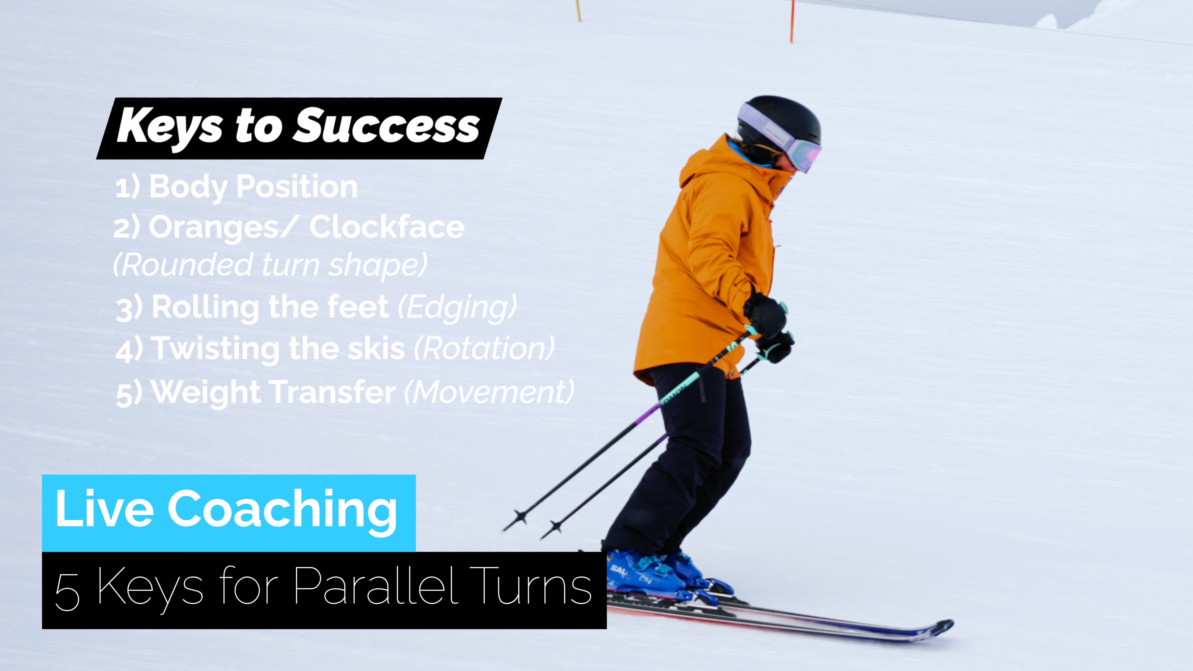 How to Better Parallel Turn on Skis | Live Coaching Skiers the 5 Keys