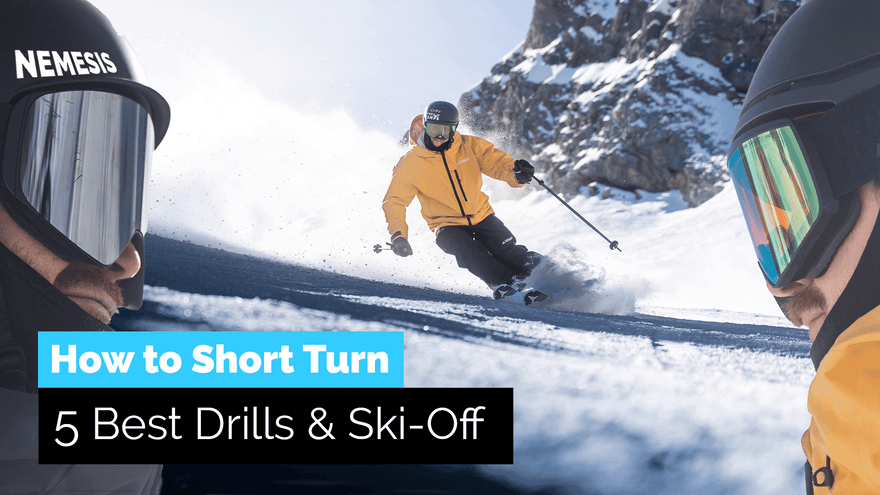 How to Short Turns on Skis | 5 Best Drills & Ski-Off!