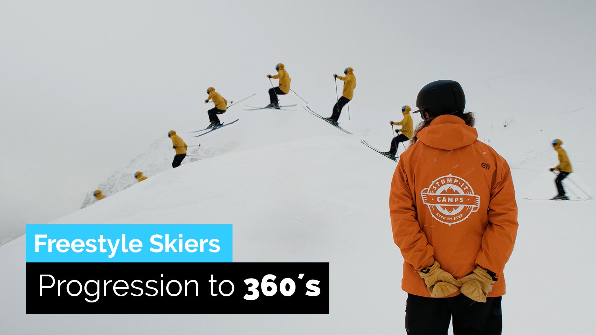 Freestyle Skiers Progression to 360 on Skis | Hintertux