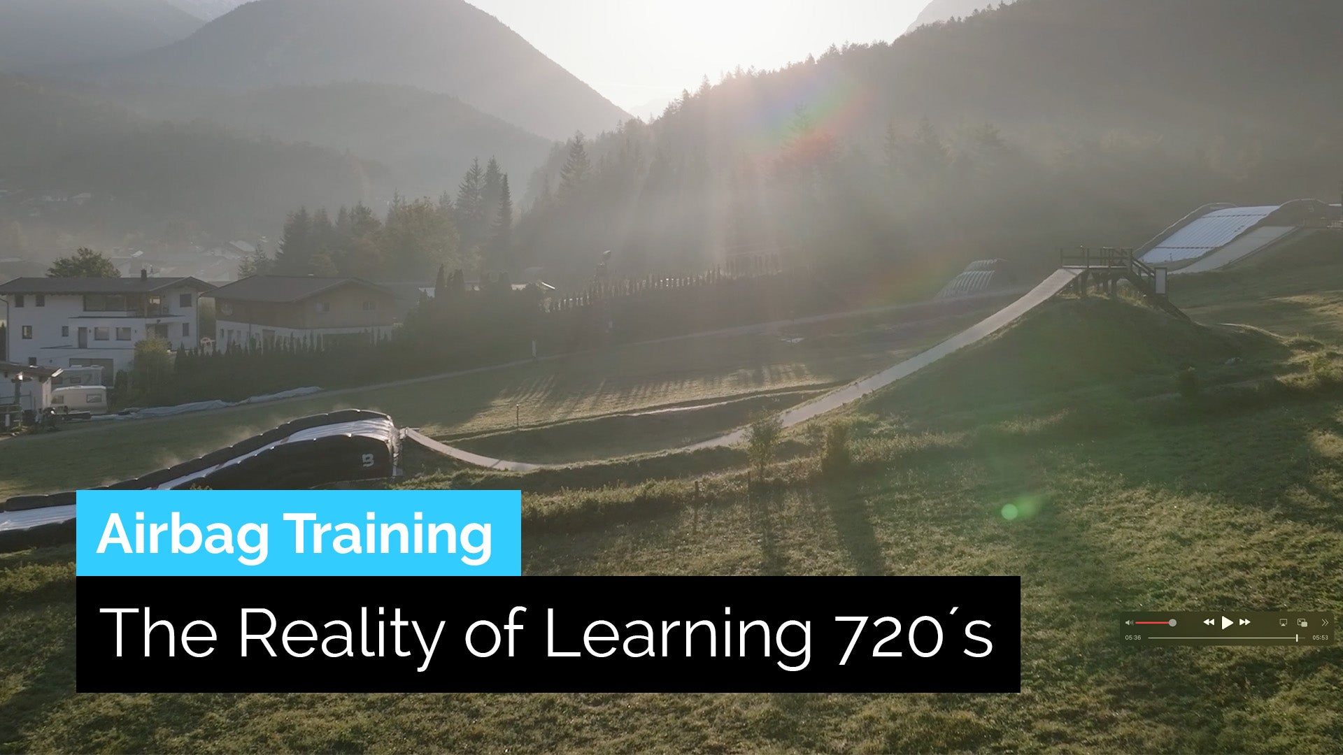 The Reality of Learning How to 720 on Skis | Freestyle Ski Airbag Training