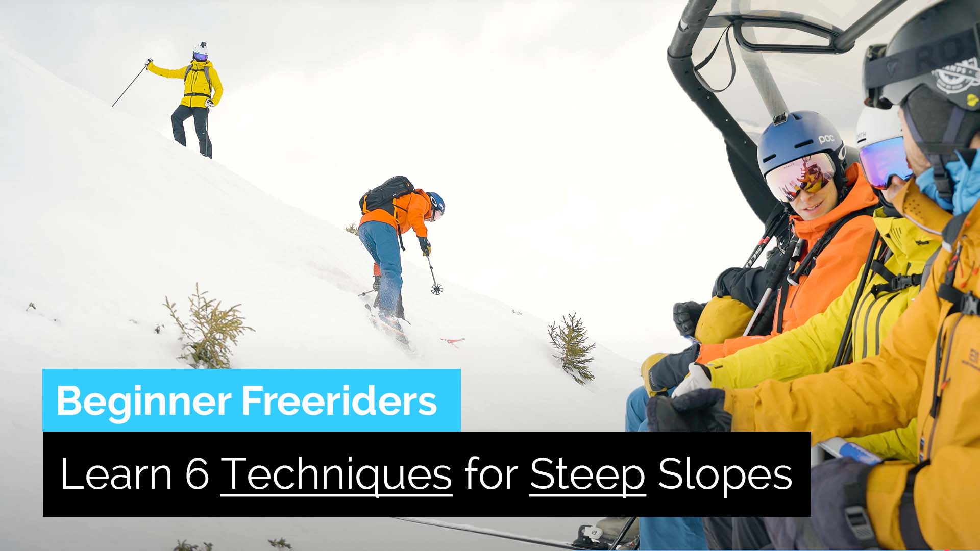 Learn 6 Techniques on How to Ski Steep Slopes