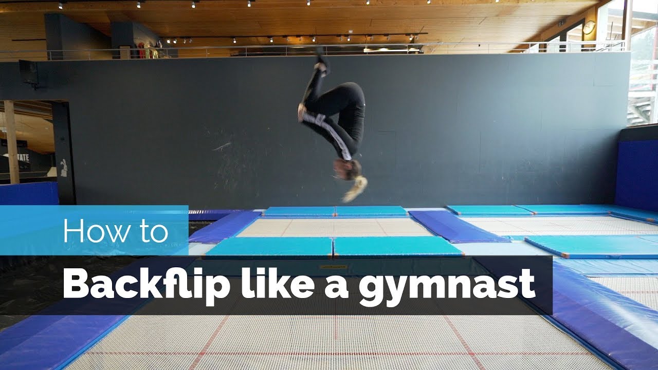 How to Backflip on a Trampoline | Like a Gymnast