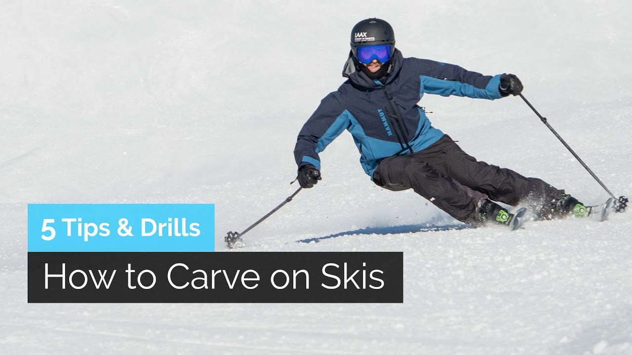 How to Carve on Skis | 5 Tips & Drills for Beginners / Intermediates