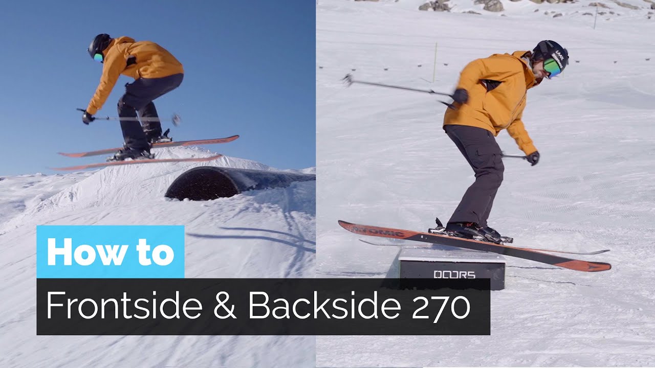 How to Frontside 270 & Backside 270 on Skis