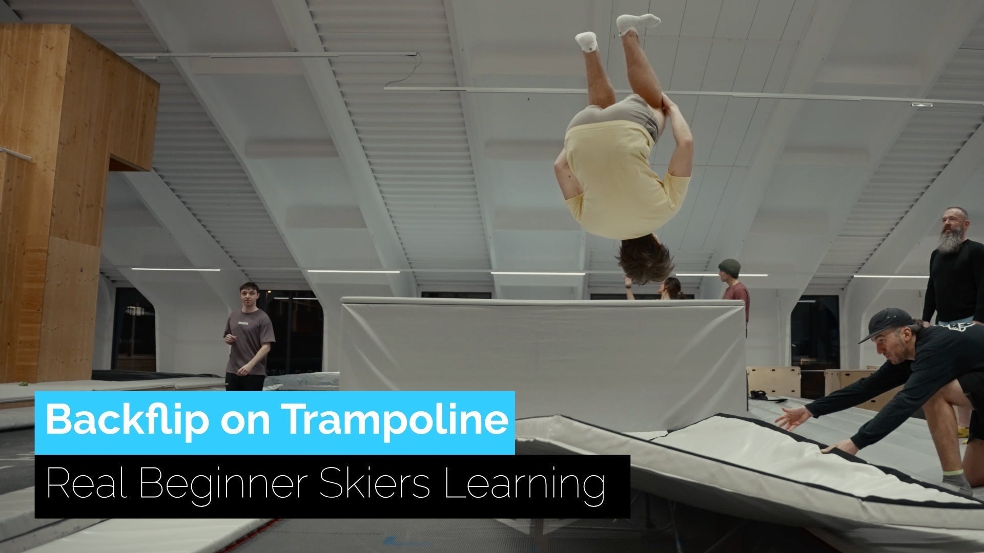 How to Backflip on Trampoline for Skiers