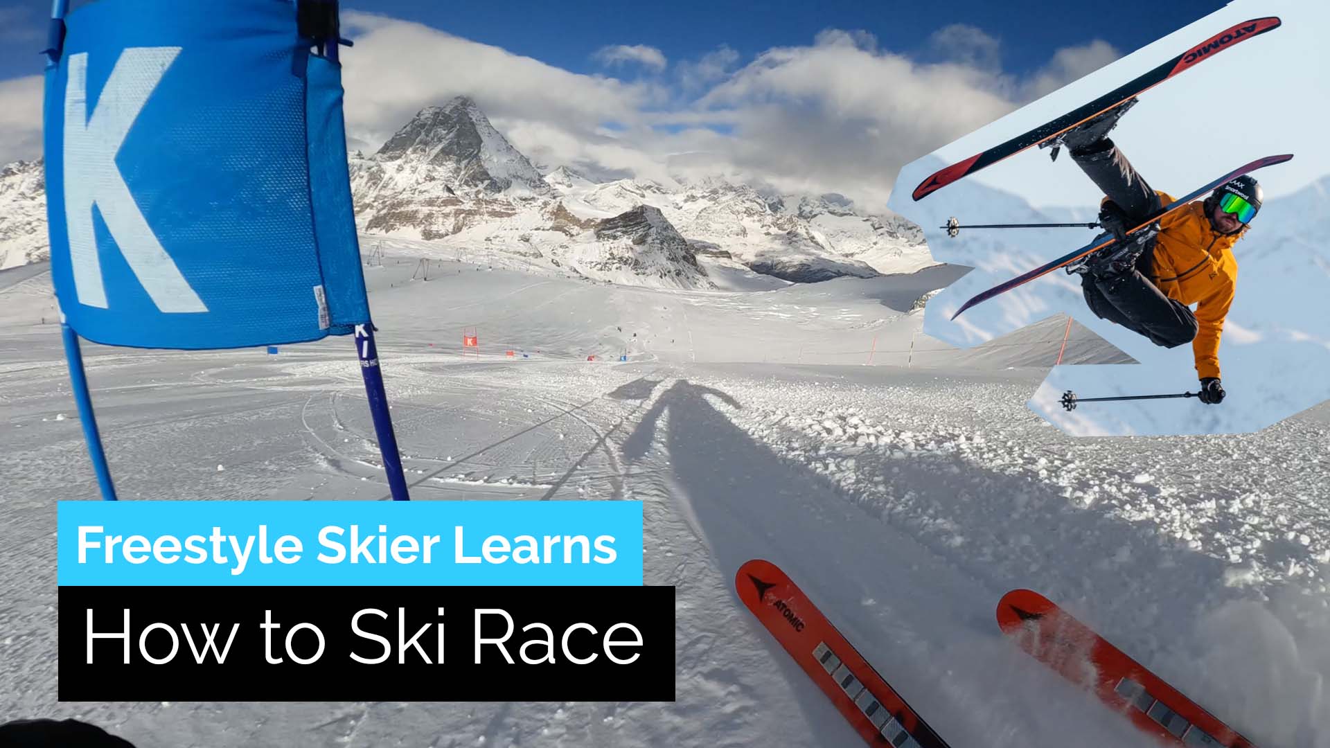 Freestyle Skier Learns How to Ski Race | The Training