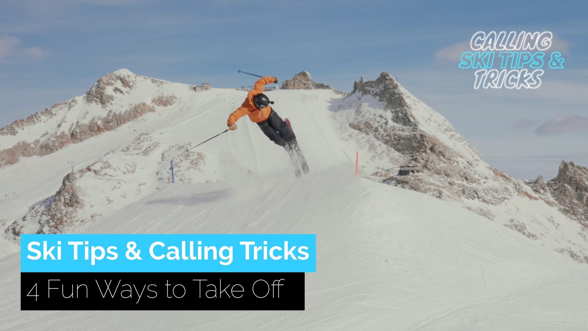 4 Fun Ways to Take-Off Jumps on Skis | Ski Tips & Calling Tricks