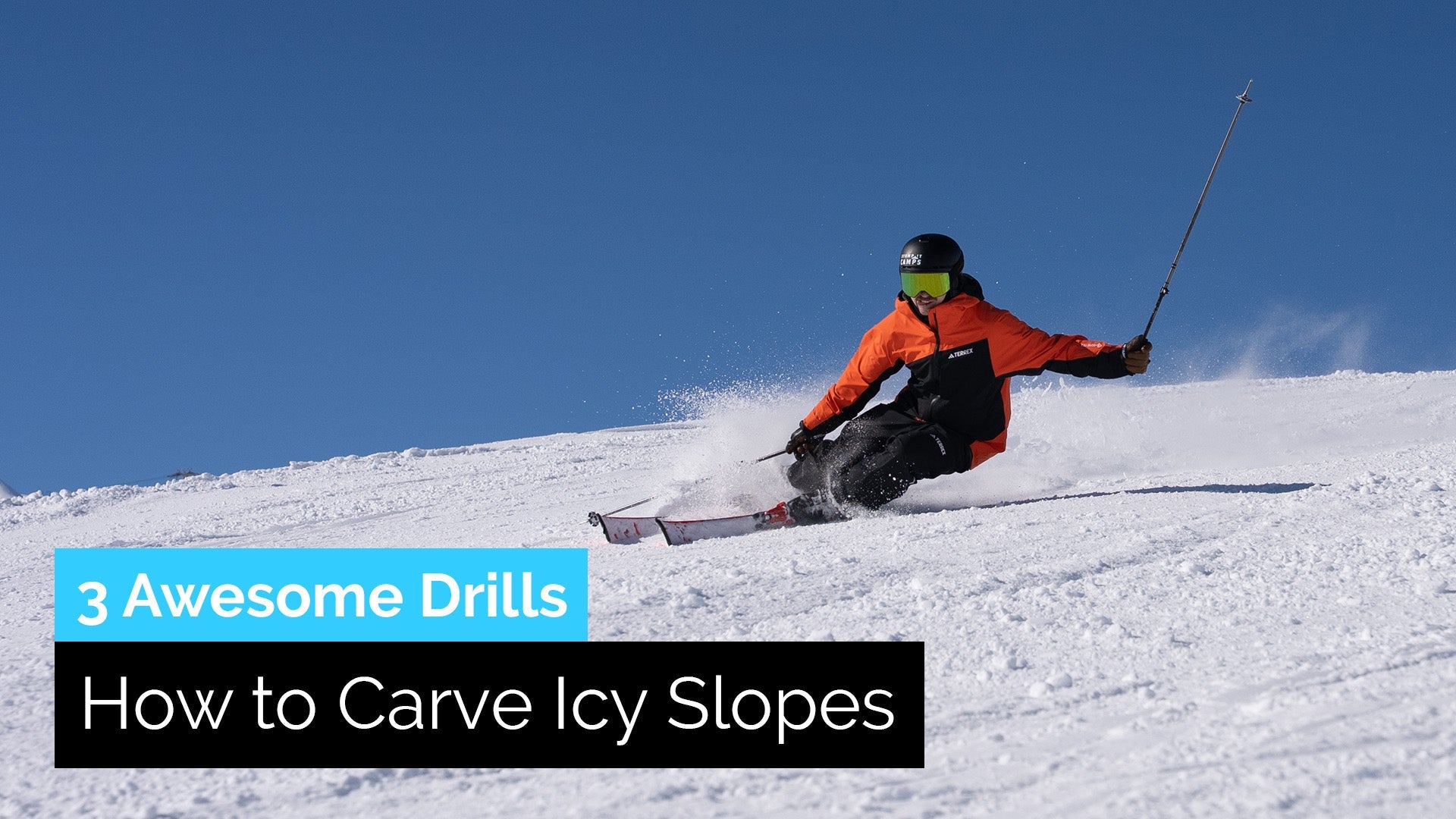 Learn How to Carve Icy Slopes on Skis | Drill Bits