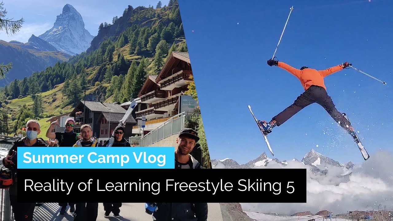 The Reality of Learning Freestyle Skiing 5 | Summer Camp Vlog