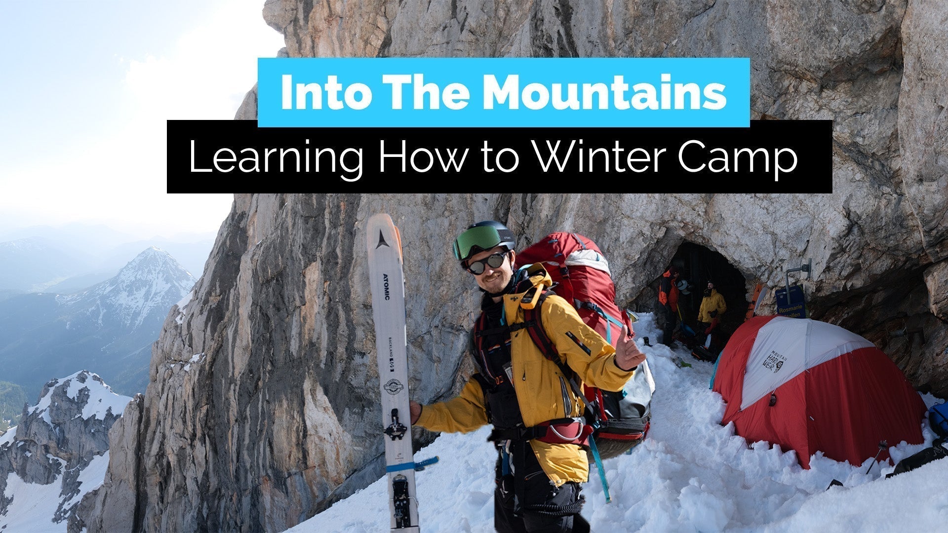 Skiing & Learning How to Winter Camp | Into the Mountains 7