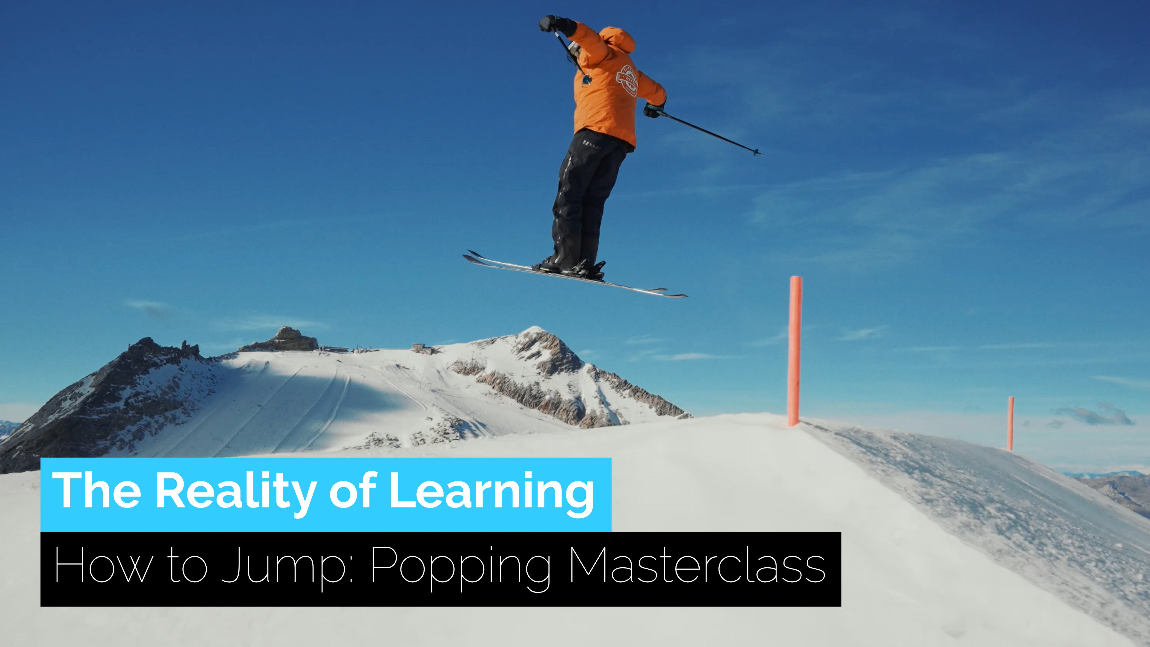 The Reality of Learning How to Jump on Skis | Beginner Freestylers Progression